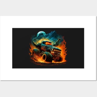 Monster Truck from Hell Posters and Art